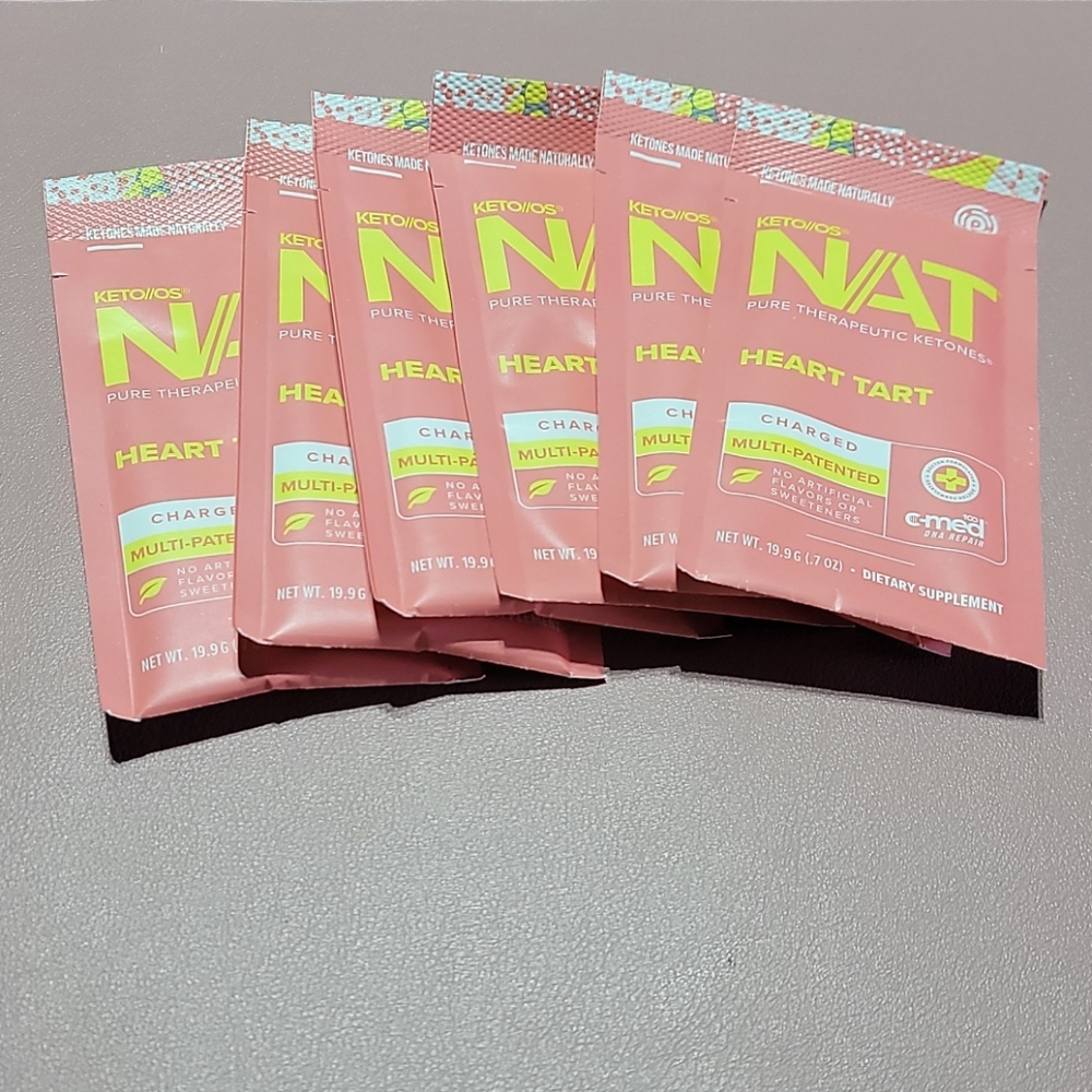 Heart Tart Ketones, 6 Packs.